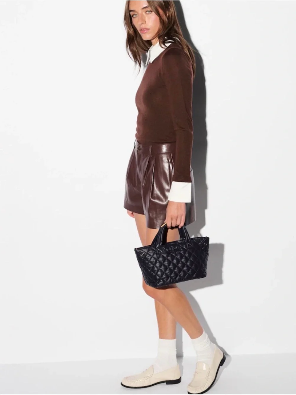 MZ Wallace Quilted Small Metro Tote - Black